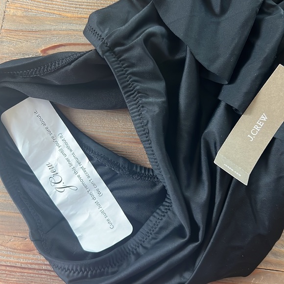 J Crew New Ruffle Scoop back Bathing Suit 4 - Picture 7 of 8
